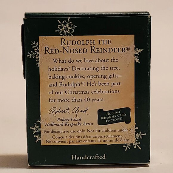 Hallmark Miniature Ornament Rudolph The Red Nosed Reindeer - Picture 8 of 10